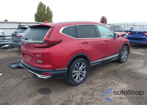 2021 Honda Cr-V Hybrid Touring из США, поврежденный, VIN 7FART6H97ME005809